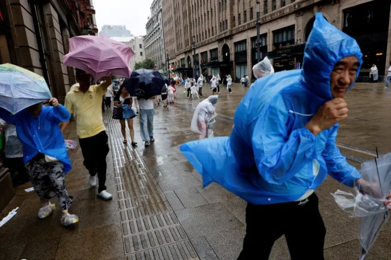 Over One Million Evacuated as Typhoon Dolphin Makes Landfall in Eastern China