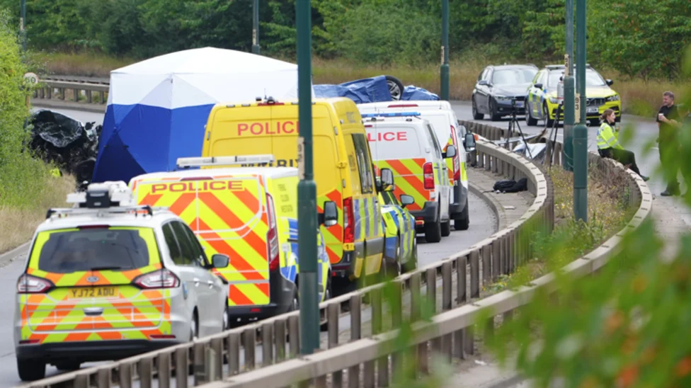 Seven fatal case in Wrong-Way Collision Involving Police Vehicle on A66