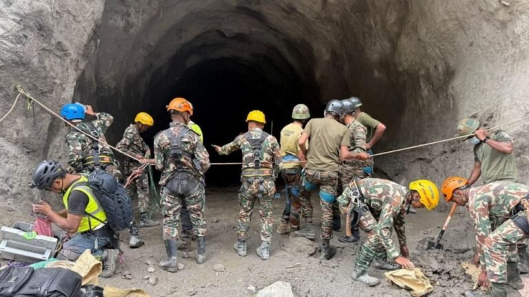 Nepal Rescuers Use Explosives to Reach Hundreds Trapped in Flood-Damaged Hydropower Tunnels
