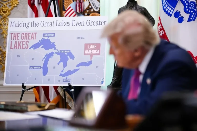 President Trump Signs Executive Order Renaming Lake Ontario to ‘Lake America