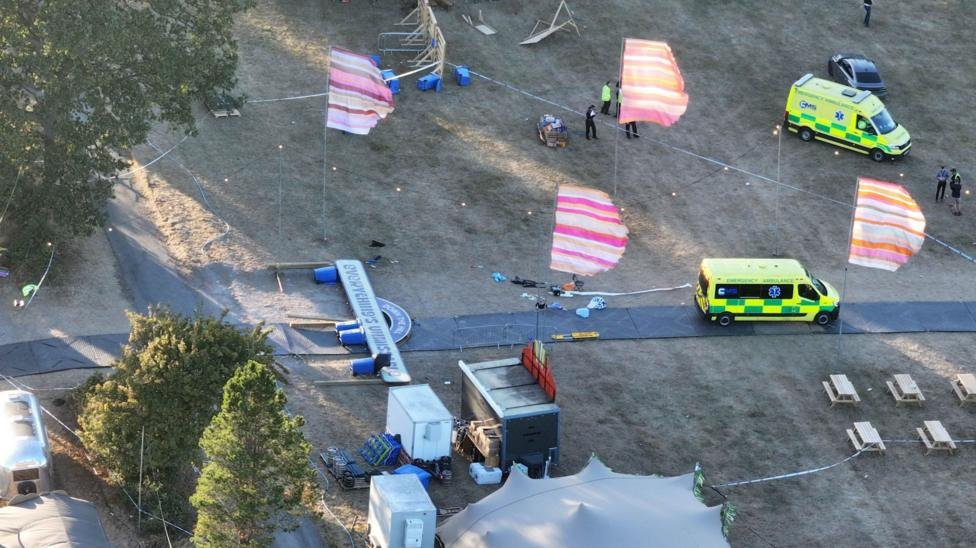 Six Injured After Large Sign Collapses at Big Church Festival in West Sussex