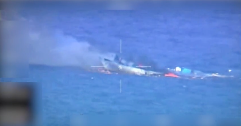 U.S. Military Sinks Vessel Allegedly Used as Floating Refueling Station for Drug Cartels