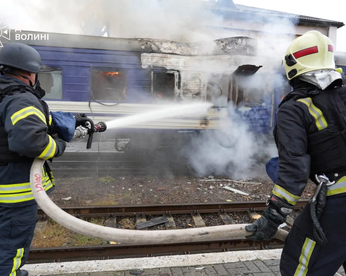 Russian Drone Strike Hits Train Engine Near Polish Border as Tensions Escalate