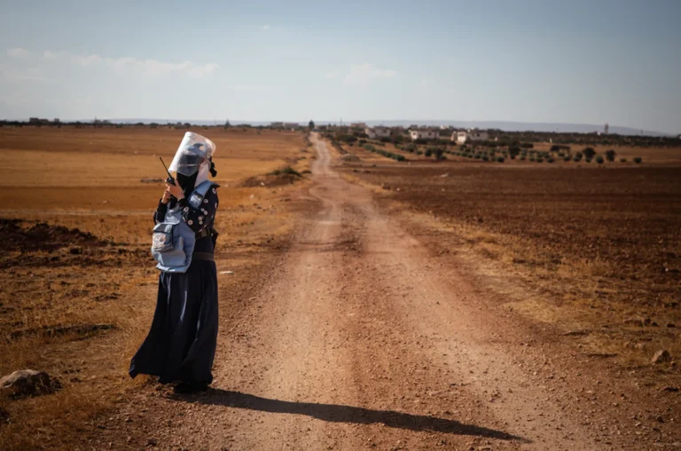 Syrian Women Take on Dangerous Demining Roles to Protect Their Communities
