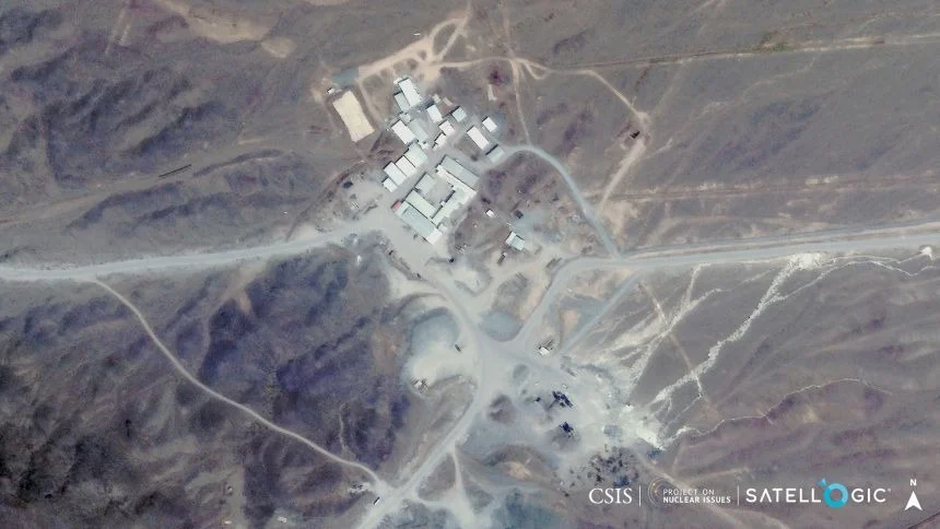 Satellite Imagery Reveals Intense Construction at Suspected Iranian Nuclear Site Amid Strike Threats