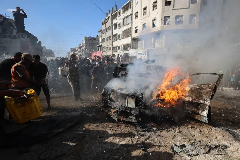 Four Palestinians fatal case in Israeli Strikes Across Gaza